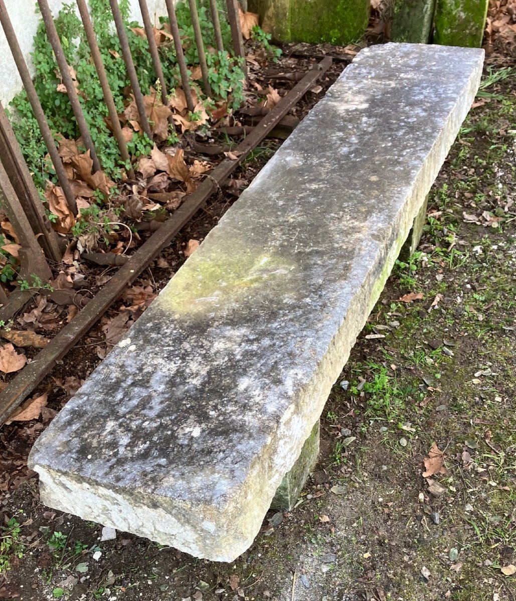 19th Century Stone Bench -photo-3