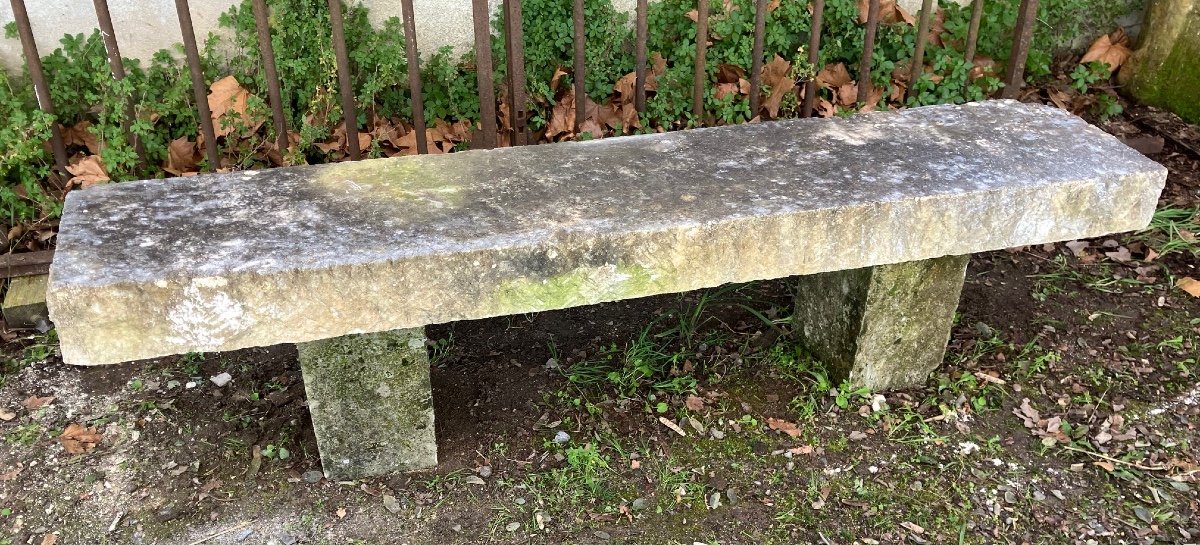 19th Century Stone Bench 