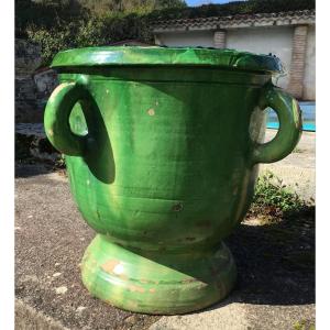 Castelnaudary 19th Century 4-handled Garden Pot 