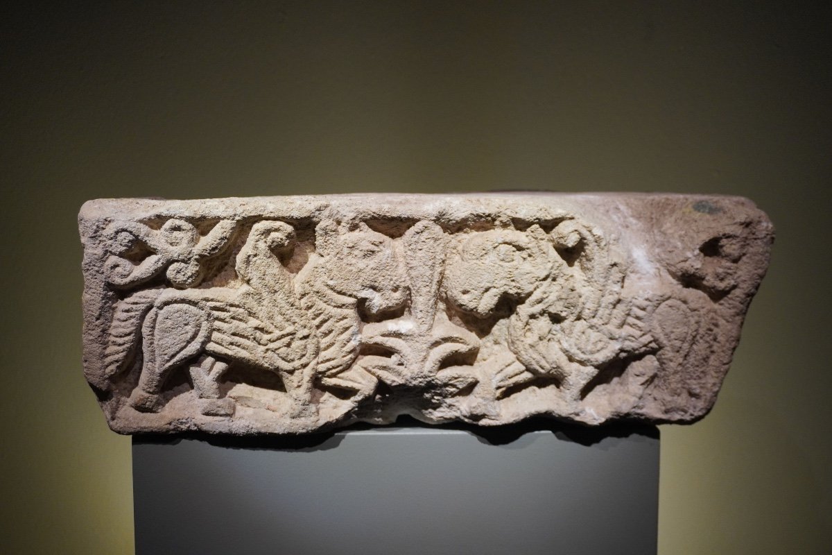 Frieze Fragment With Mythological Figures-photo-2