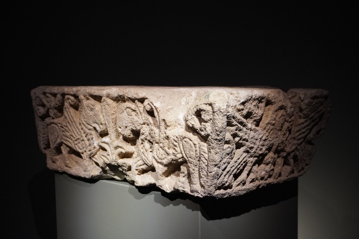 Frieze Fragment With Mythological Figures-photo-2