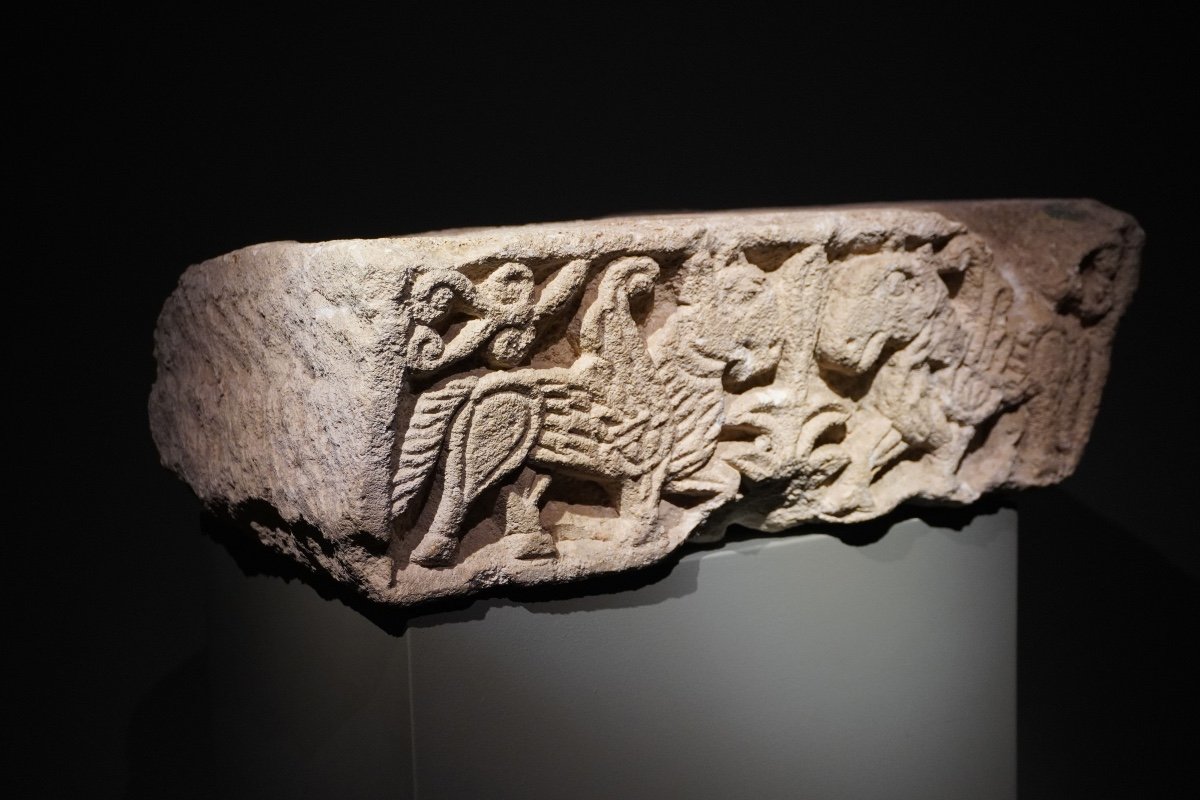 Frieze Fragment With Mythological Figures-photo-6