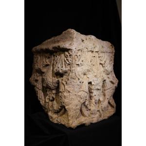 Italian Renaissance Fragment Of A Capital 