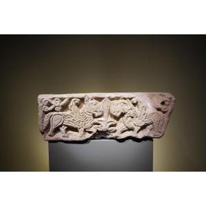 Frieze Fragment With Mythological Figures