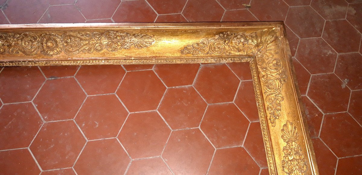 19th Century Frame, In Golden Wood.-photo-3