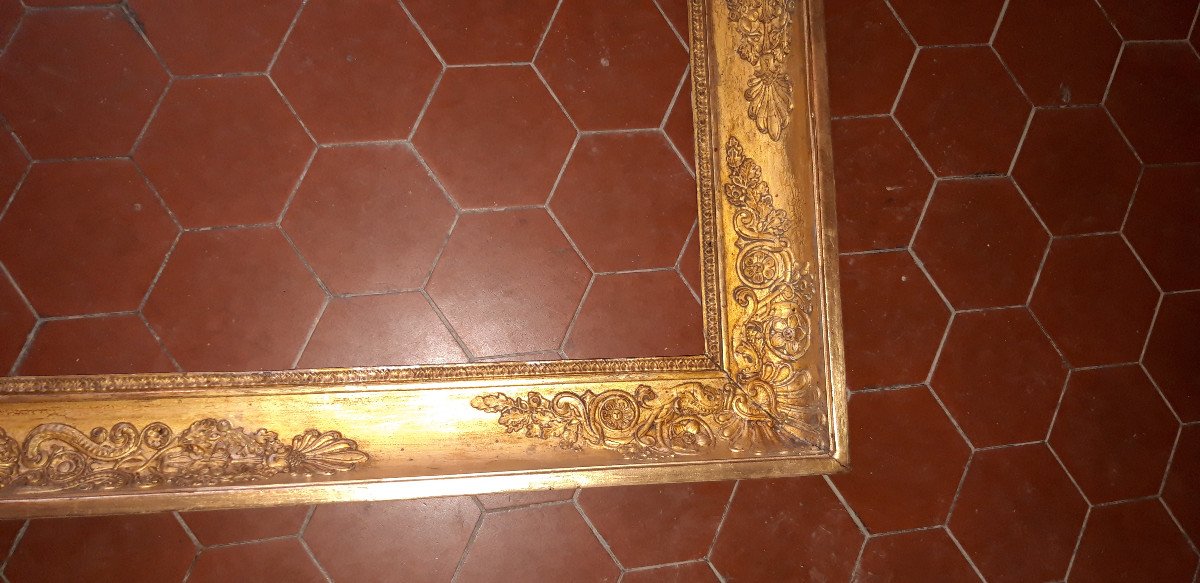 19th Century Frame, In Golden Wood.-photo-4