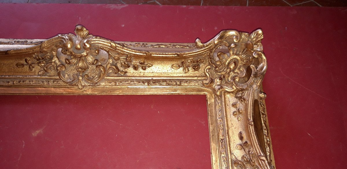 19th Century Frame, In Golden Wood.-photo-3