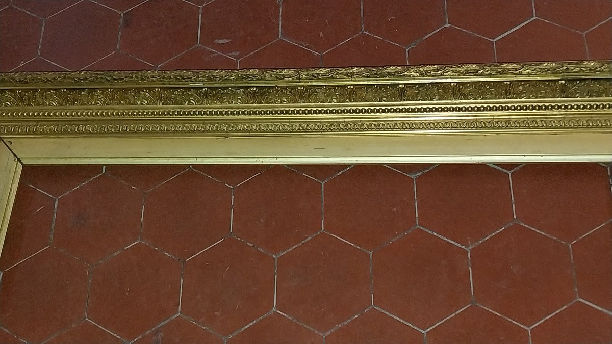 19th Century Frame, In Golden Wood.-photo-2