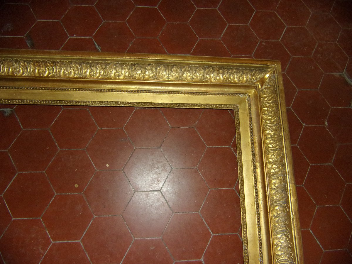 19th Century Frame, In Golden Wood.-photo-3