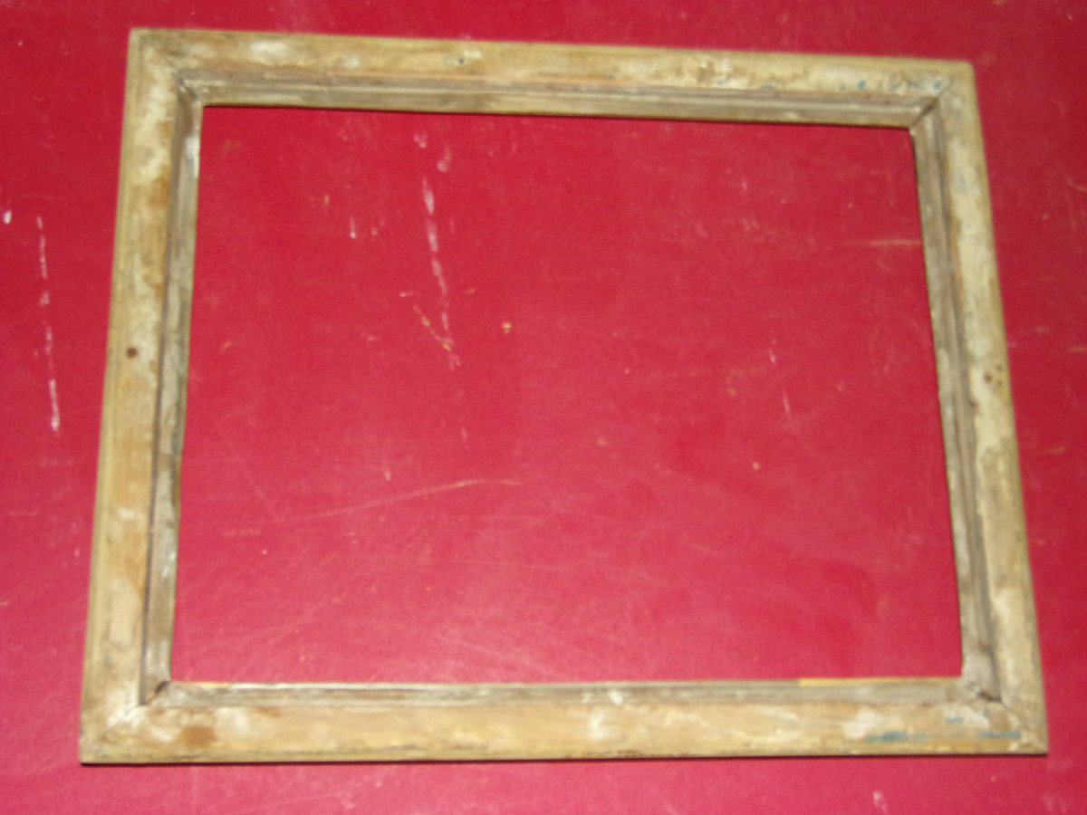 Pair Of 18th Century Frames, Louis XVI, In Golden Wood.-photo-5