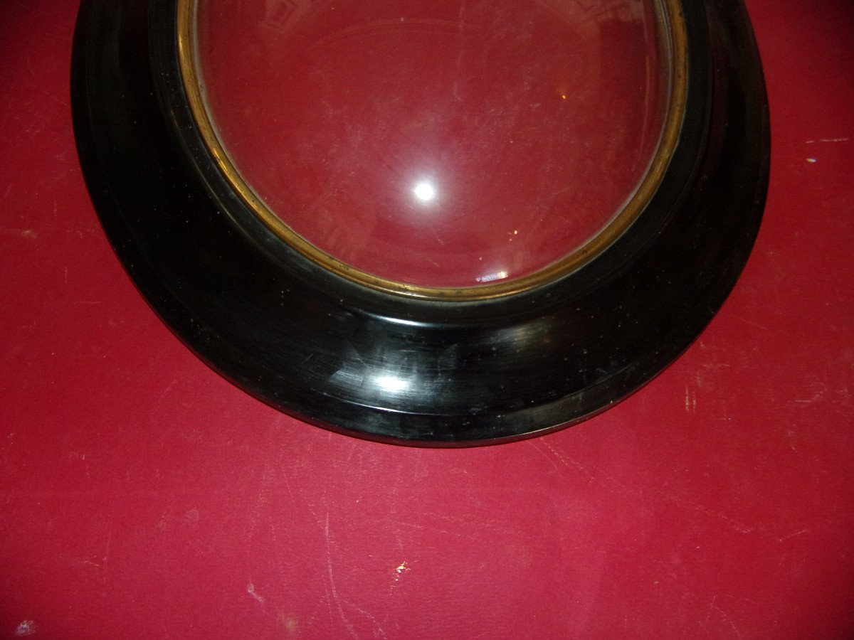 Oval Frame, 19th Time, Napoleon III, Curved Glass.-photo-4