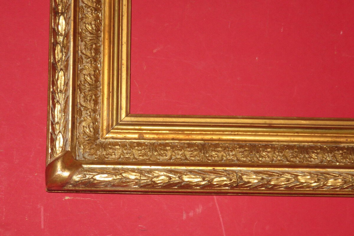 19th Century Frame, In Golden Wood.-photo-4