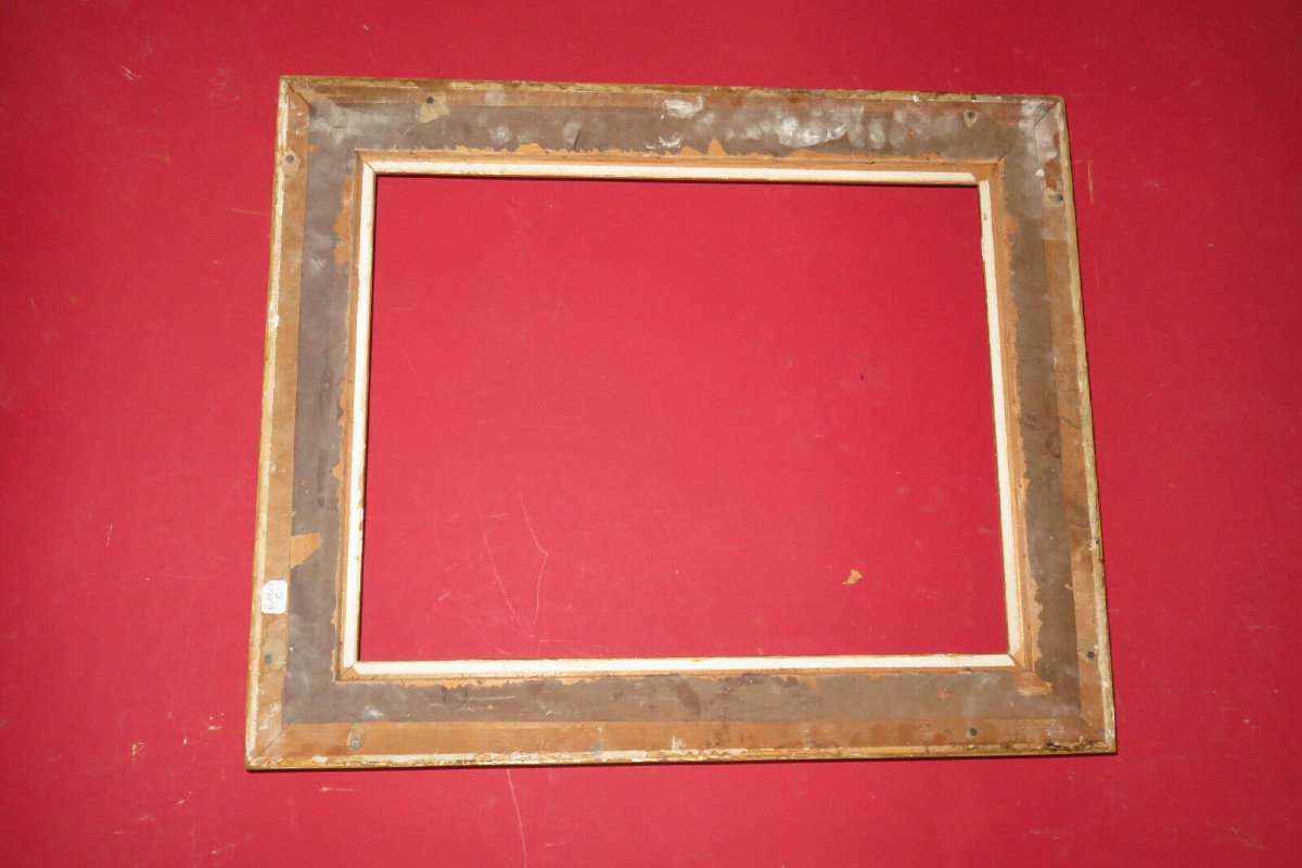 19th Century Frame, In Golden Wood.-photo-3