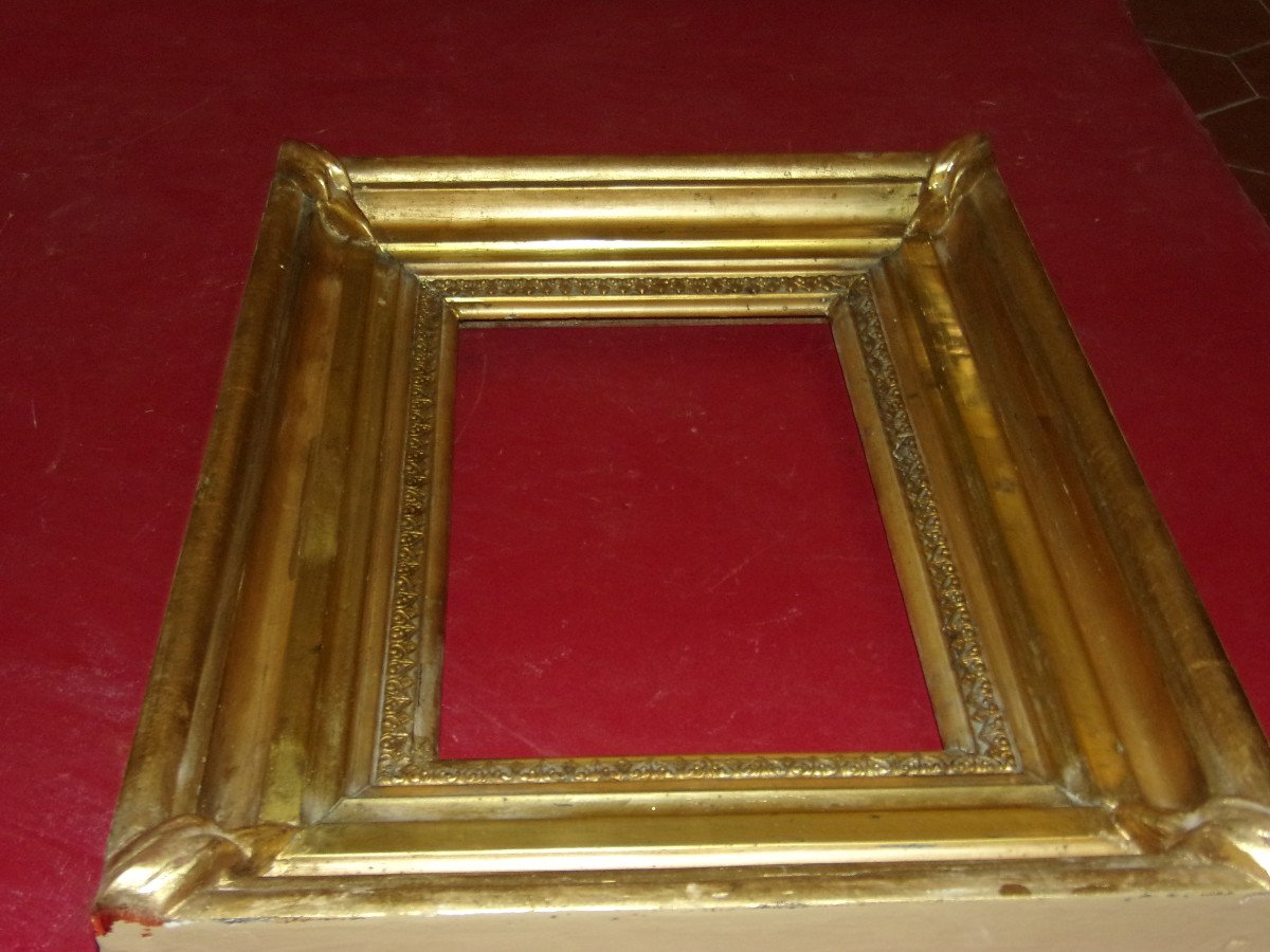 19th Century Frame, In Golden Wood.-photo-3