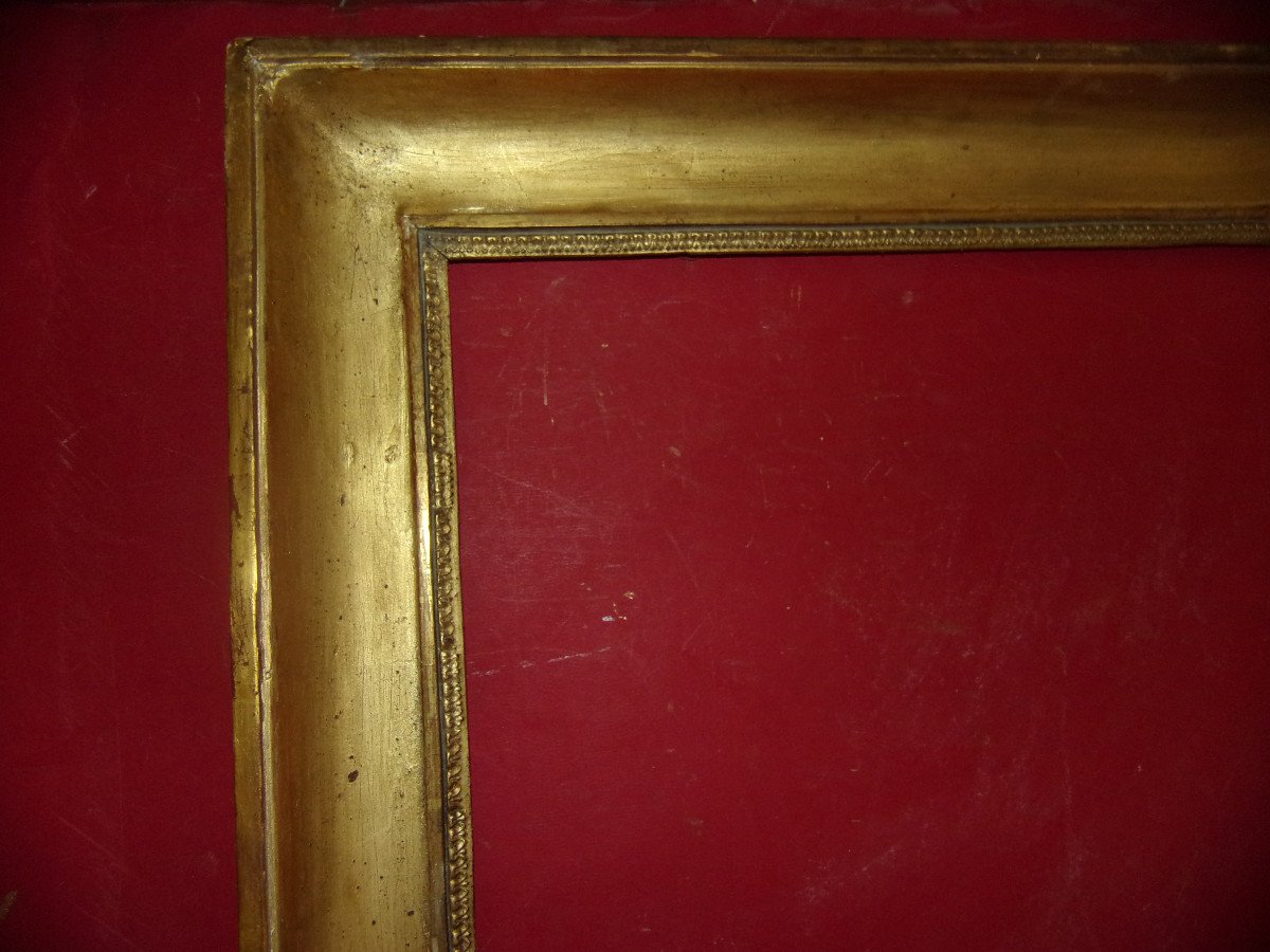 19th Century Frame, In Golden Wood.-photo-2