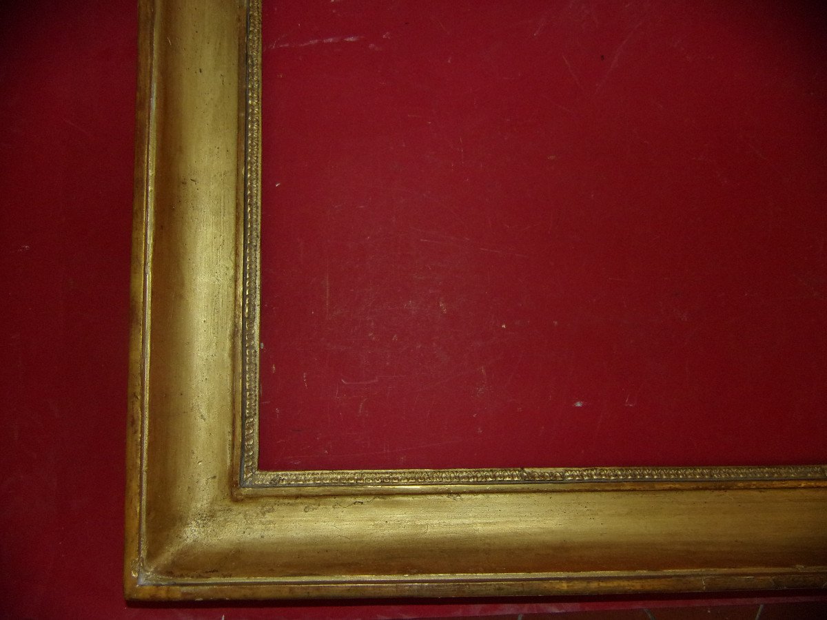 19th Century Frame, In Golden Wood.-photo-1