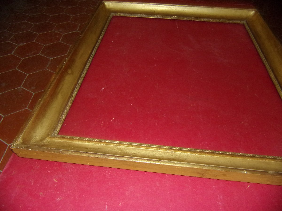 19th Century Frame, In Golden Wood.-photo-2