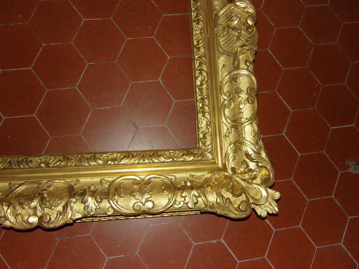 19th Century Frame, In Golden Wood.-photo-4