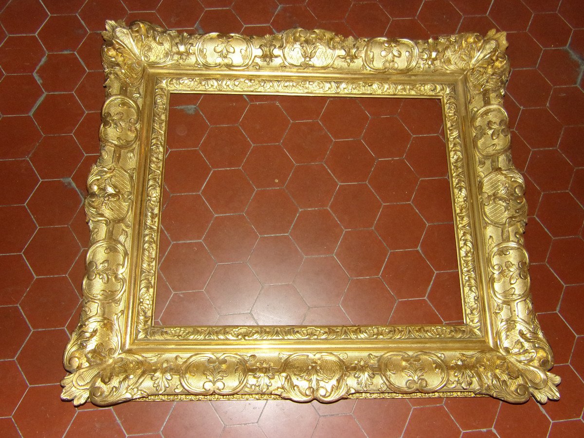 19th Century Frame, In Golden Wood.