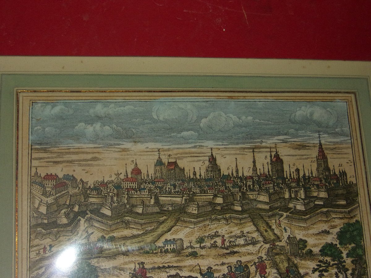 Lille, Engraving From  17 Th Century.-photo-4