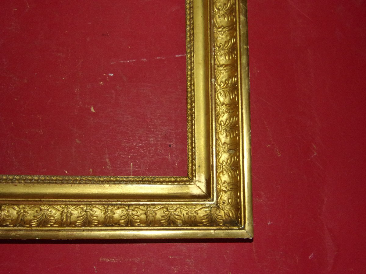 19th Century Frame, In Golden Wood.-photo-3