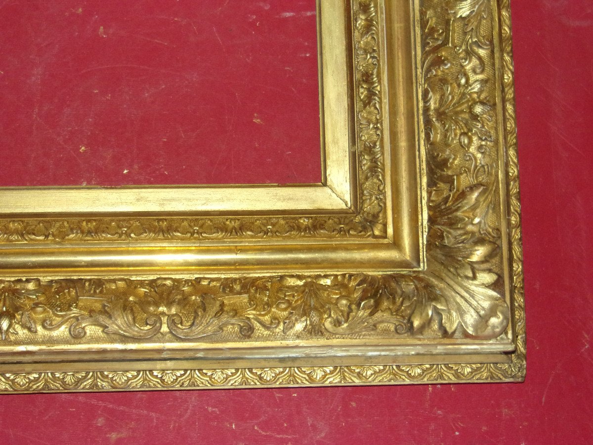 19th Century Frame, In Golden Wood.-photo-4