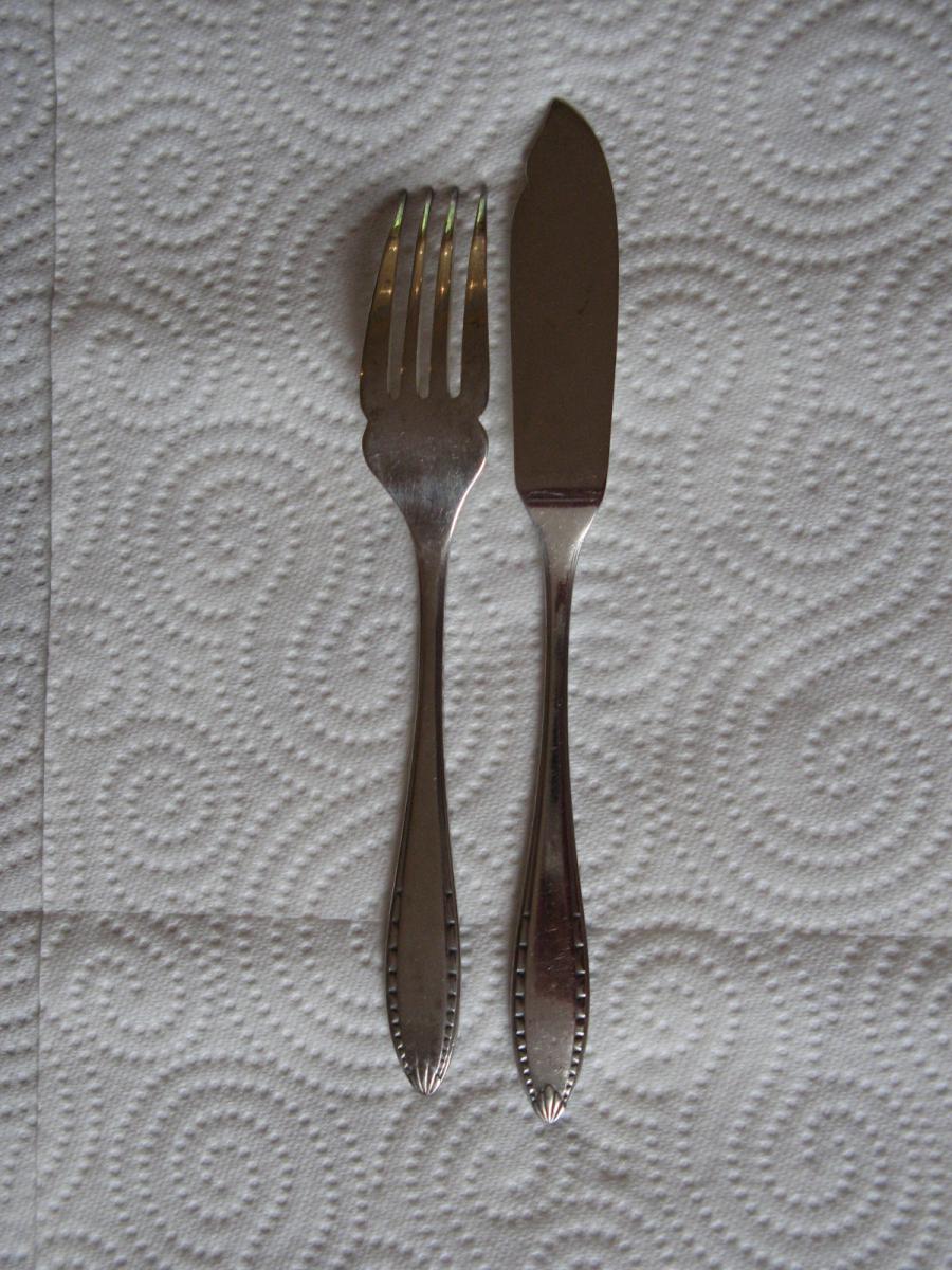 Service Parts Fish 18 (forks And Knives), Christofle.-photo-4