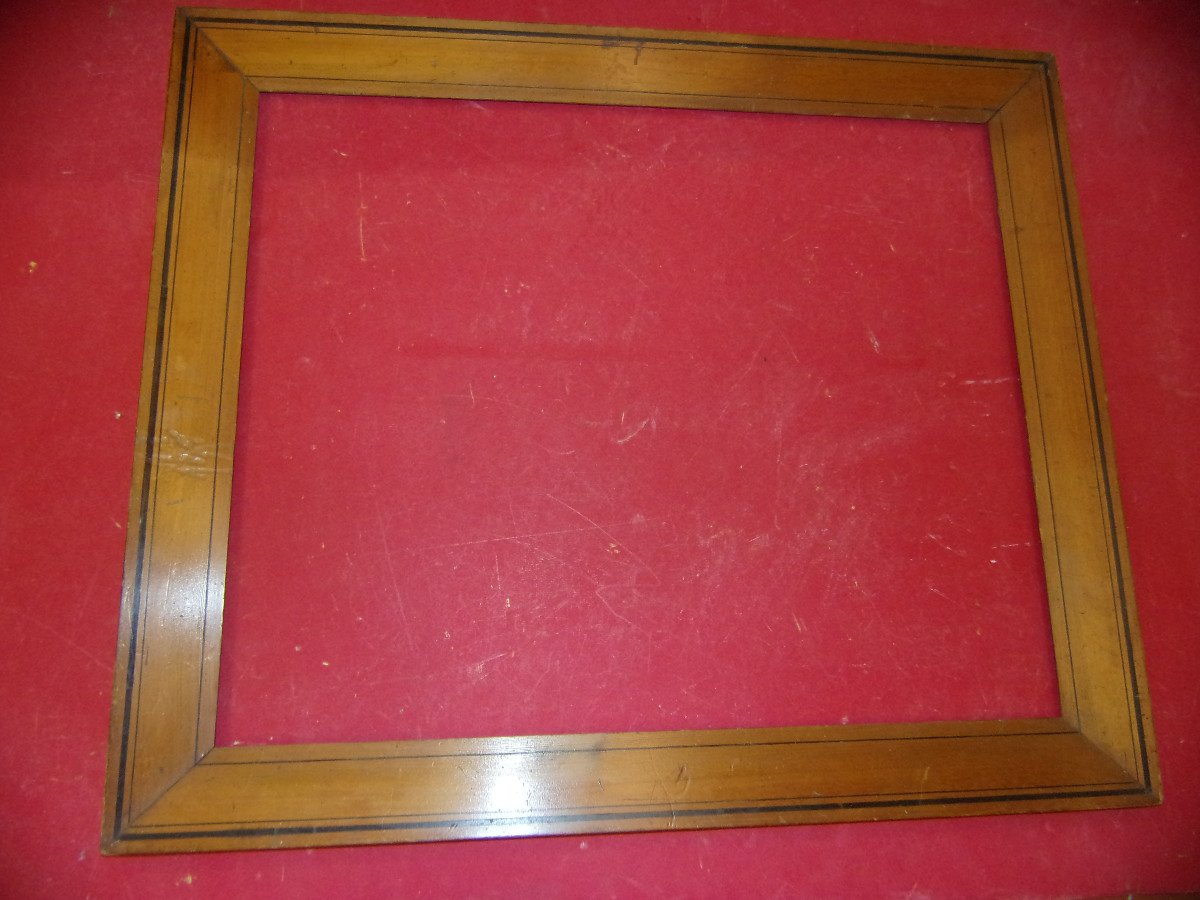 Pitchpin Wooden Frame, 19th Century.