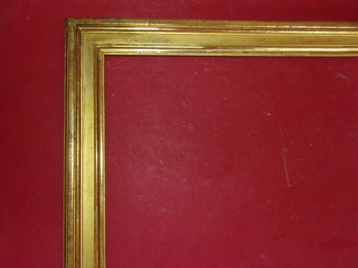 19th Century Frame, In Golden Wood.-photo-2