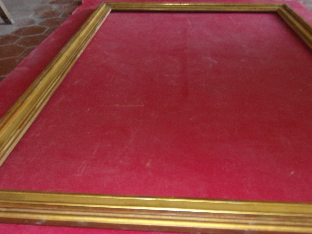 19th Century Frame, In Golden Wood.-photo-3