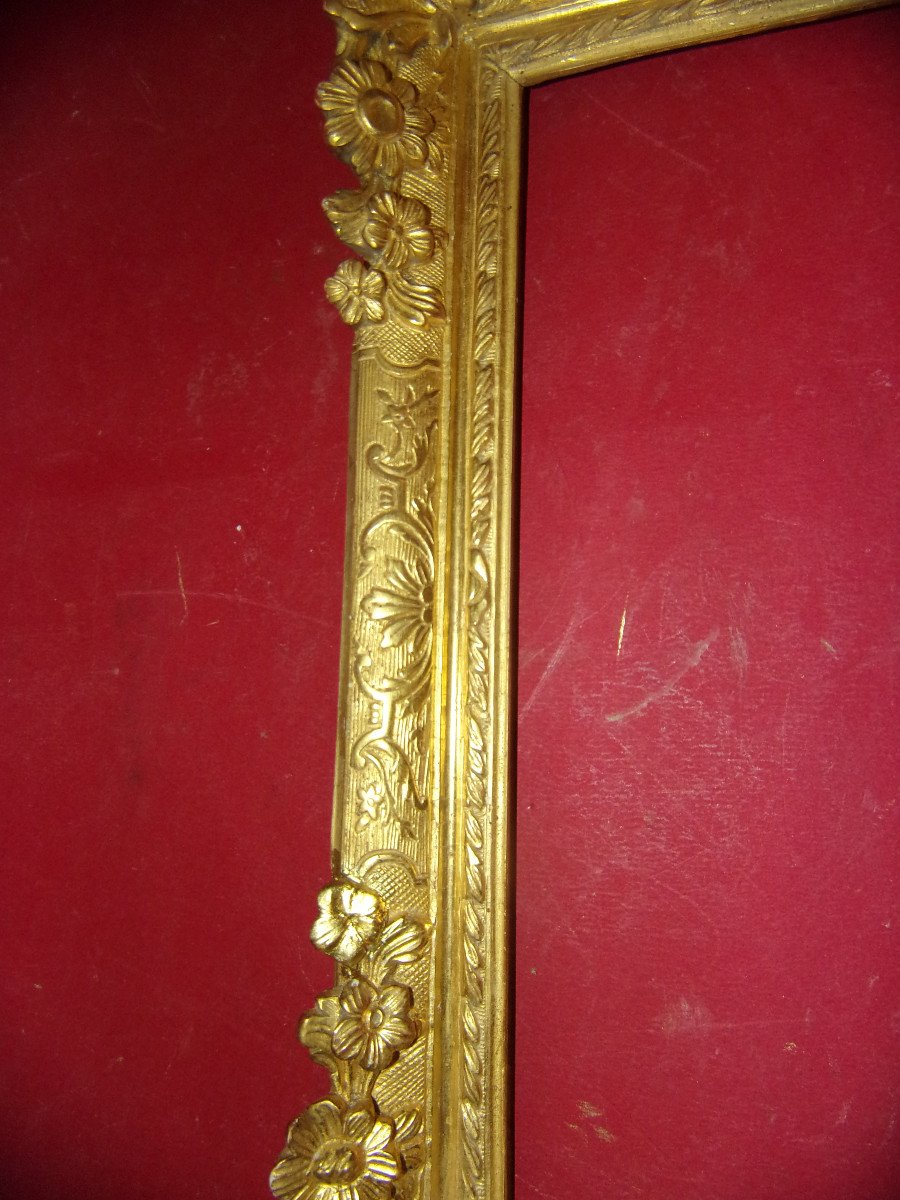 19th Century Frame, In Golden Wood.-photo-3