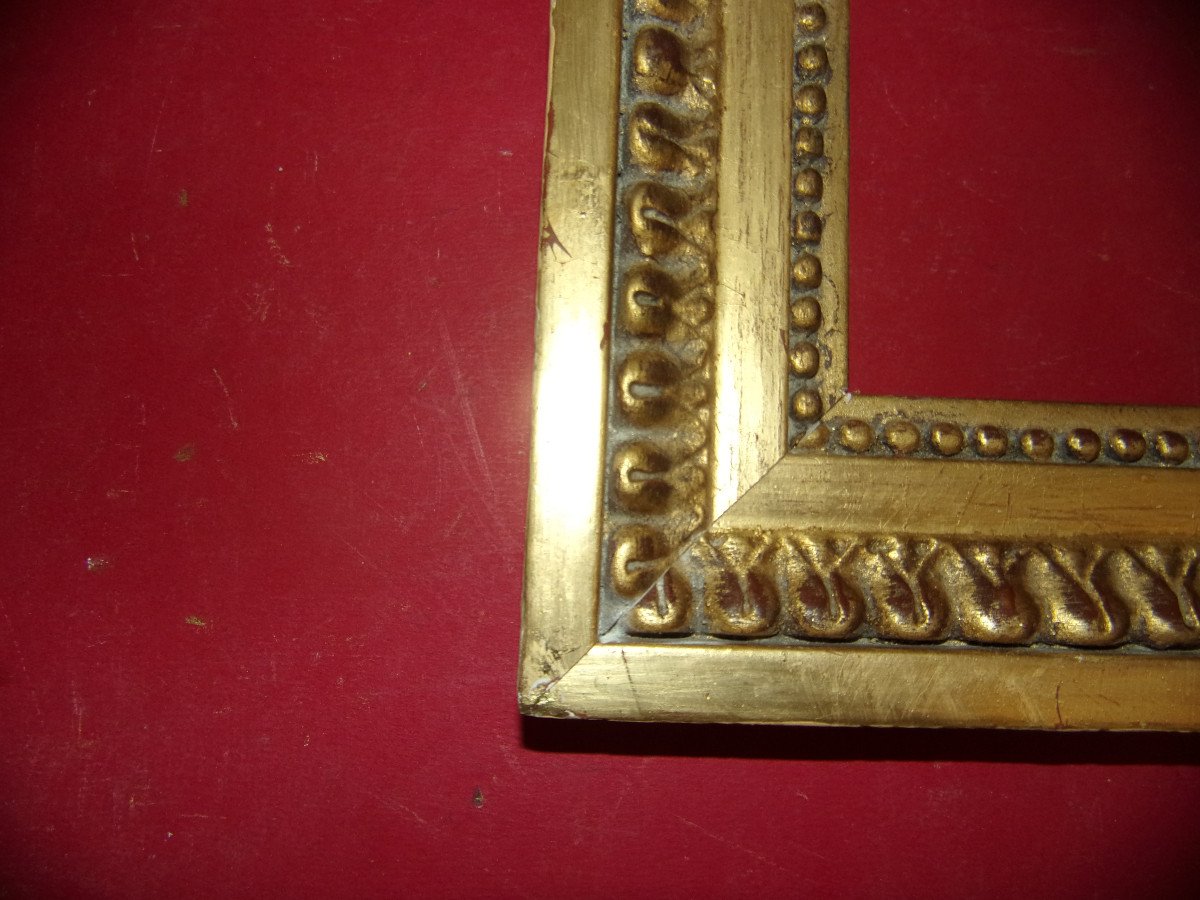 19th Century Frame, In Golden Wood.-photo-1