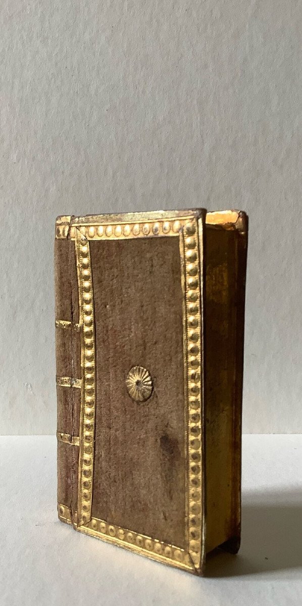 Trompe l'Oeil Book Box Early 19th Century.