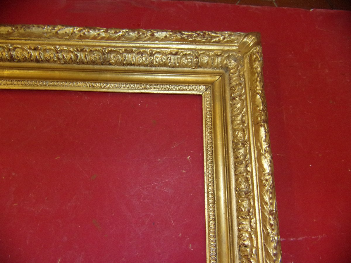 19th Century Frame, In Golden Wood.-photo-3