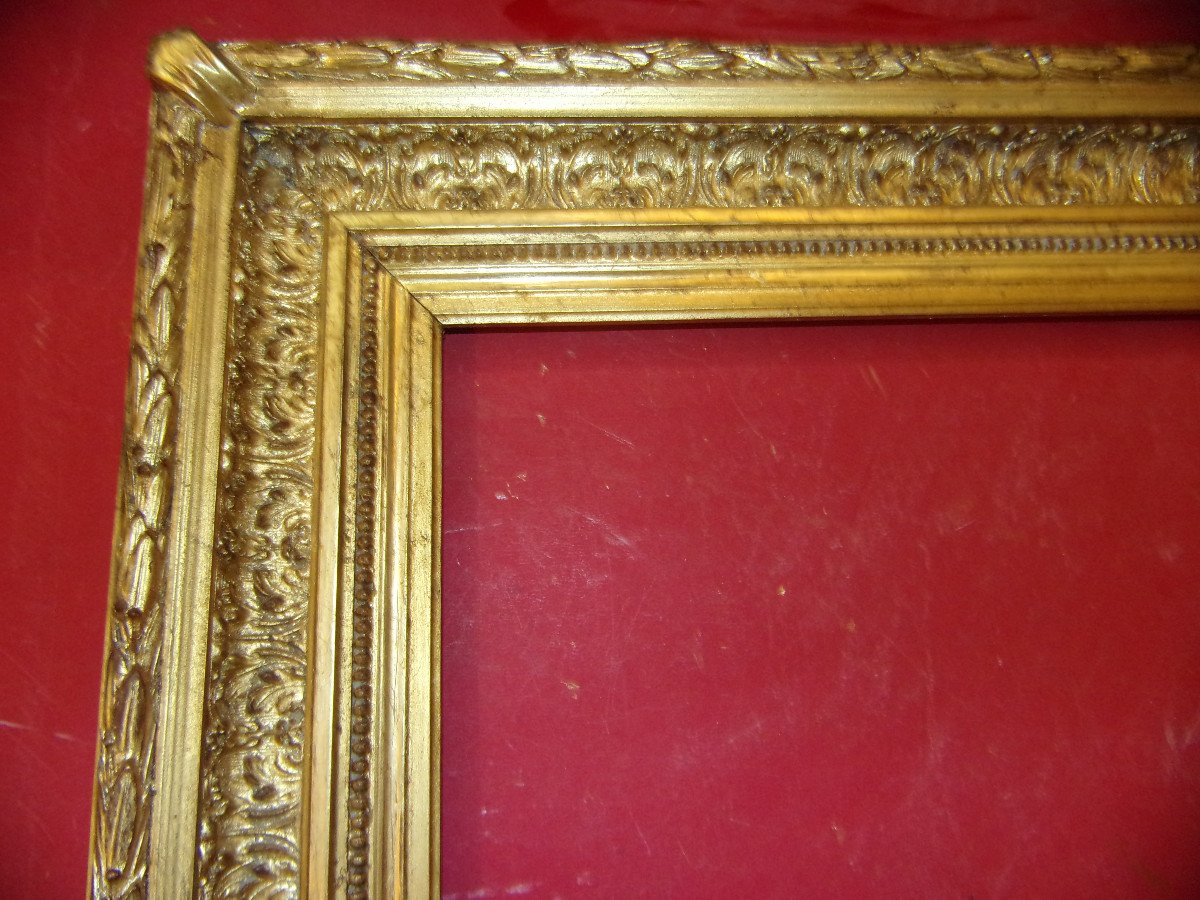 19th Century Frame, In Golden Wood.-photo-2