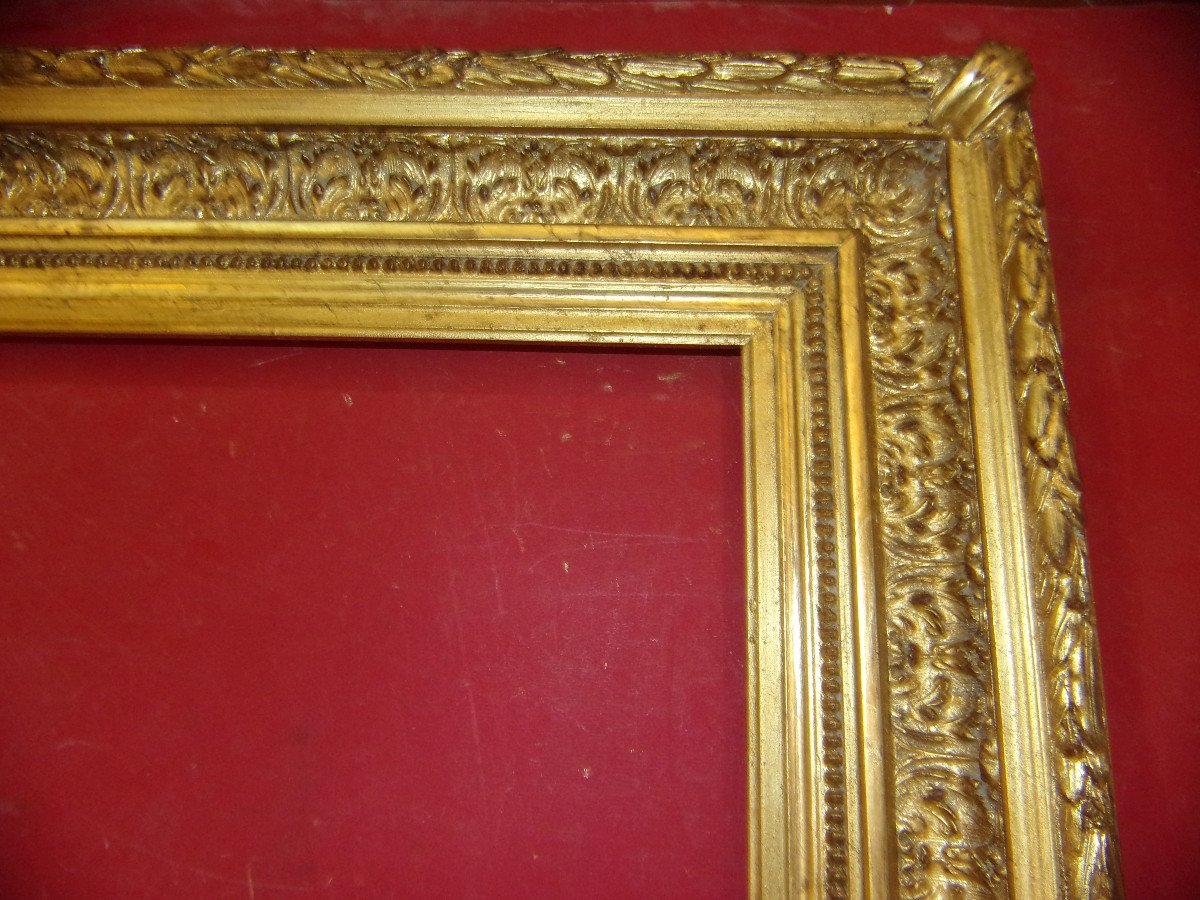 19th Century Frame, In Golden Wood.-photo-3