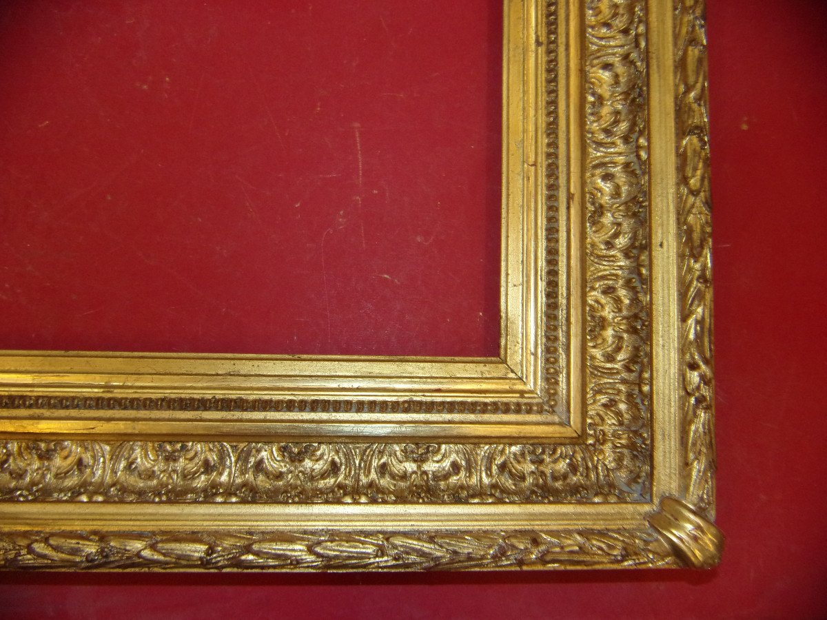 19th Century Frame, In Golden Wood.-photo-4