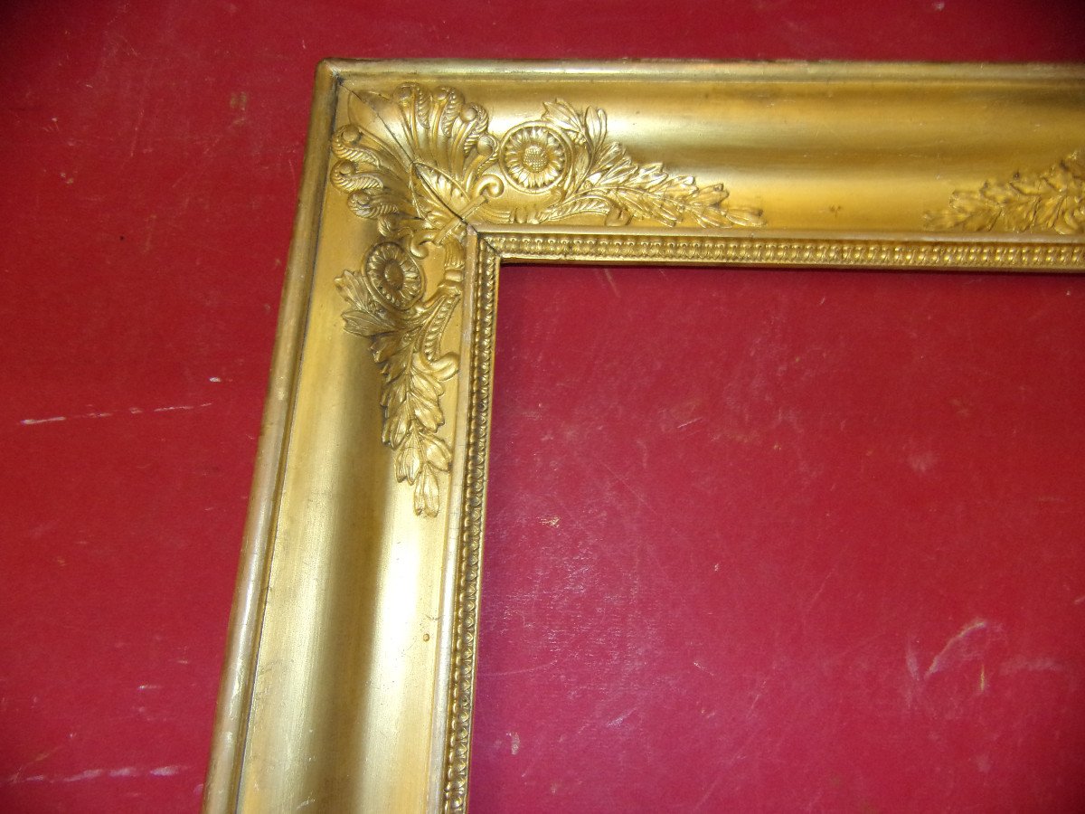 Pair Of 19th Century Frames, In Golden Wood.-photo-3