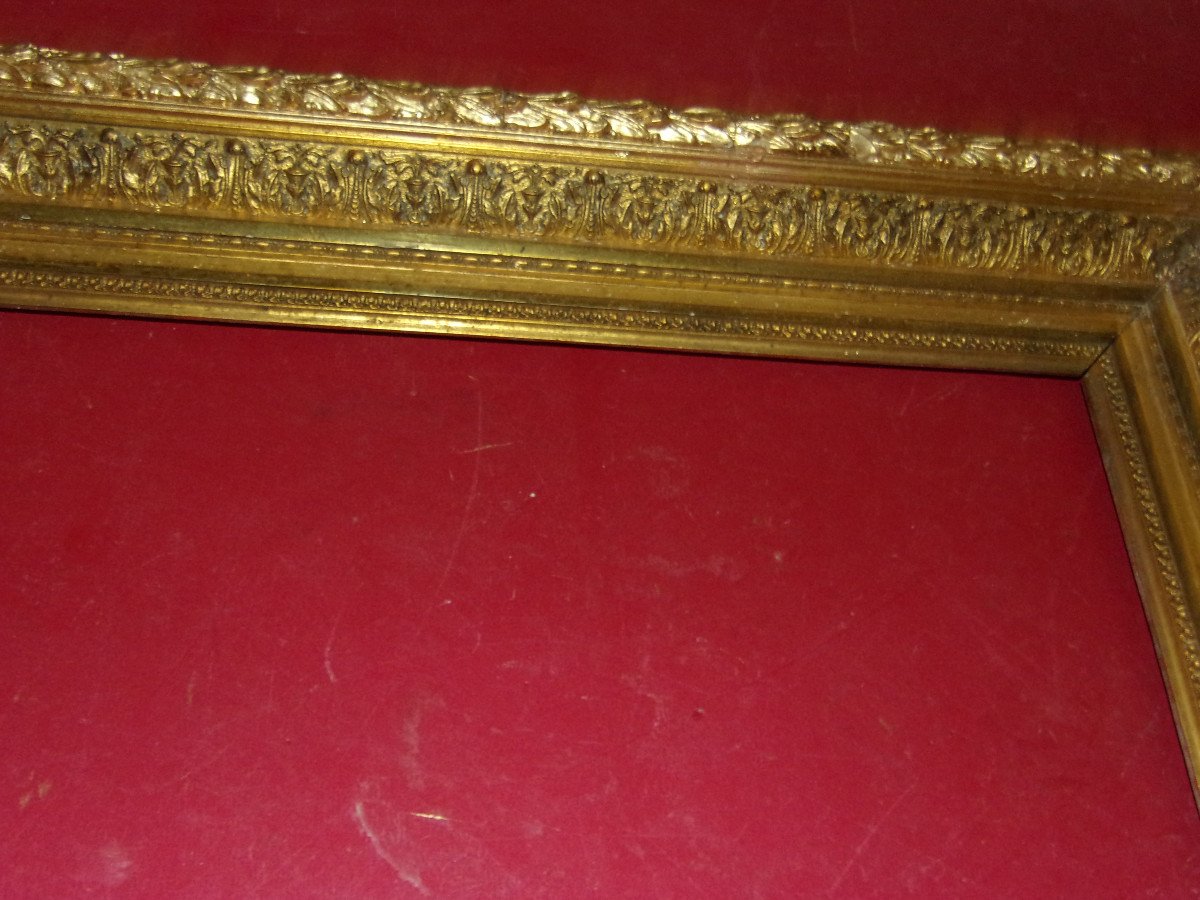 19th Century Frame, In Golden Wood.-photo-2