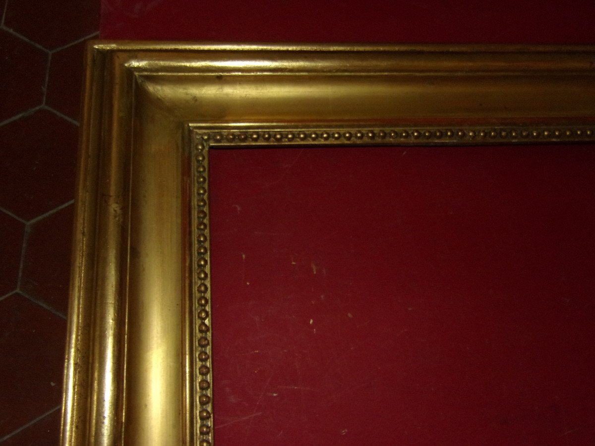 19th Century Frame, In Gilded Wood.-photo-2