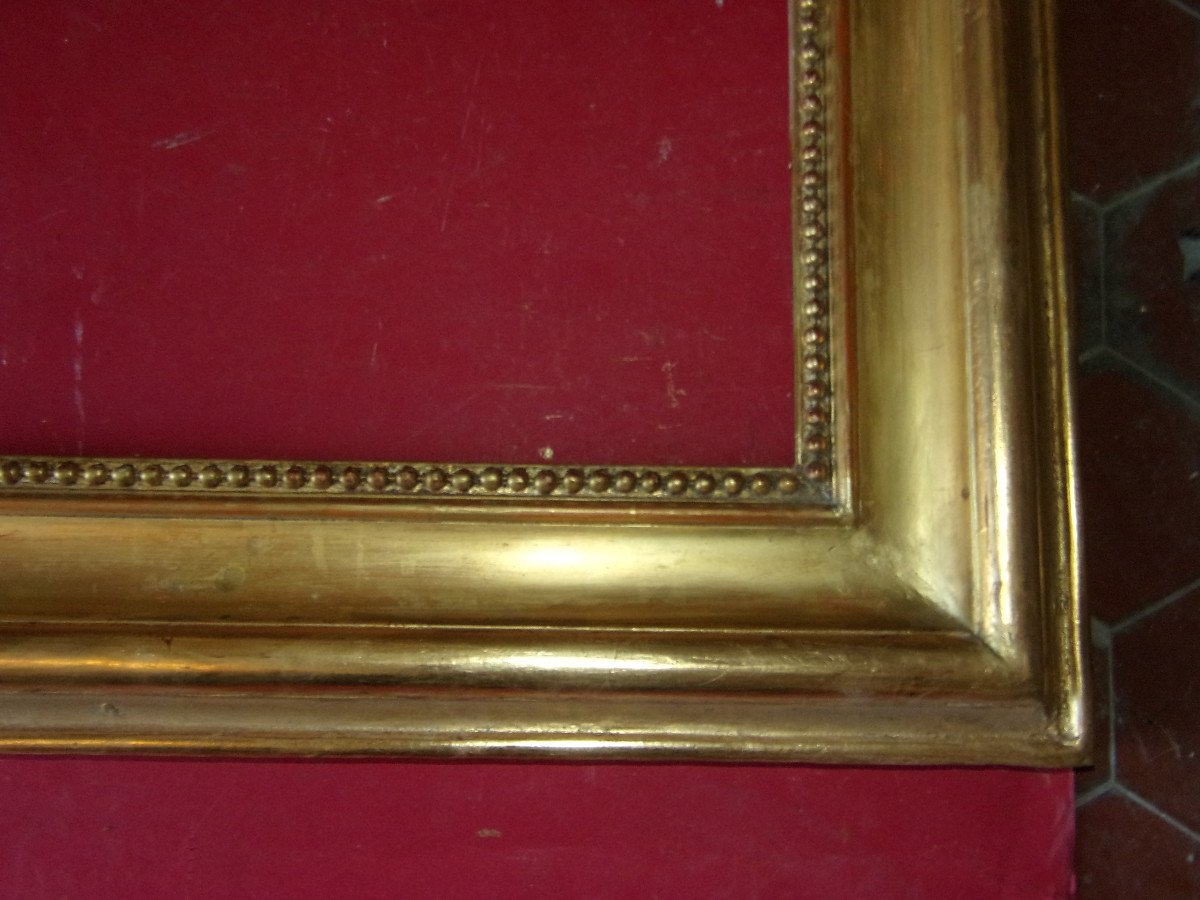 19th Century Frame, In Gilded Wood.-photo-4