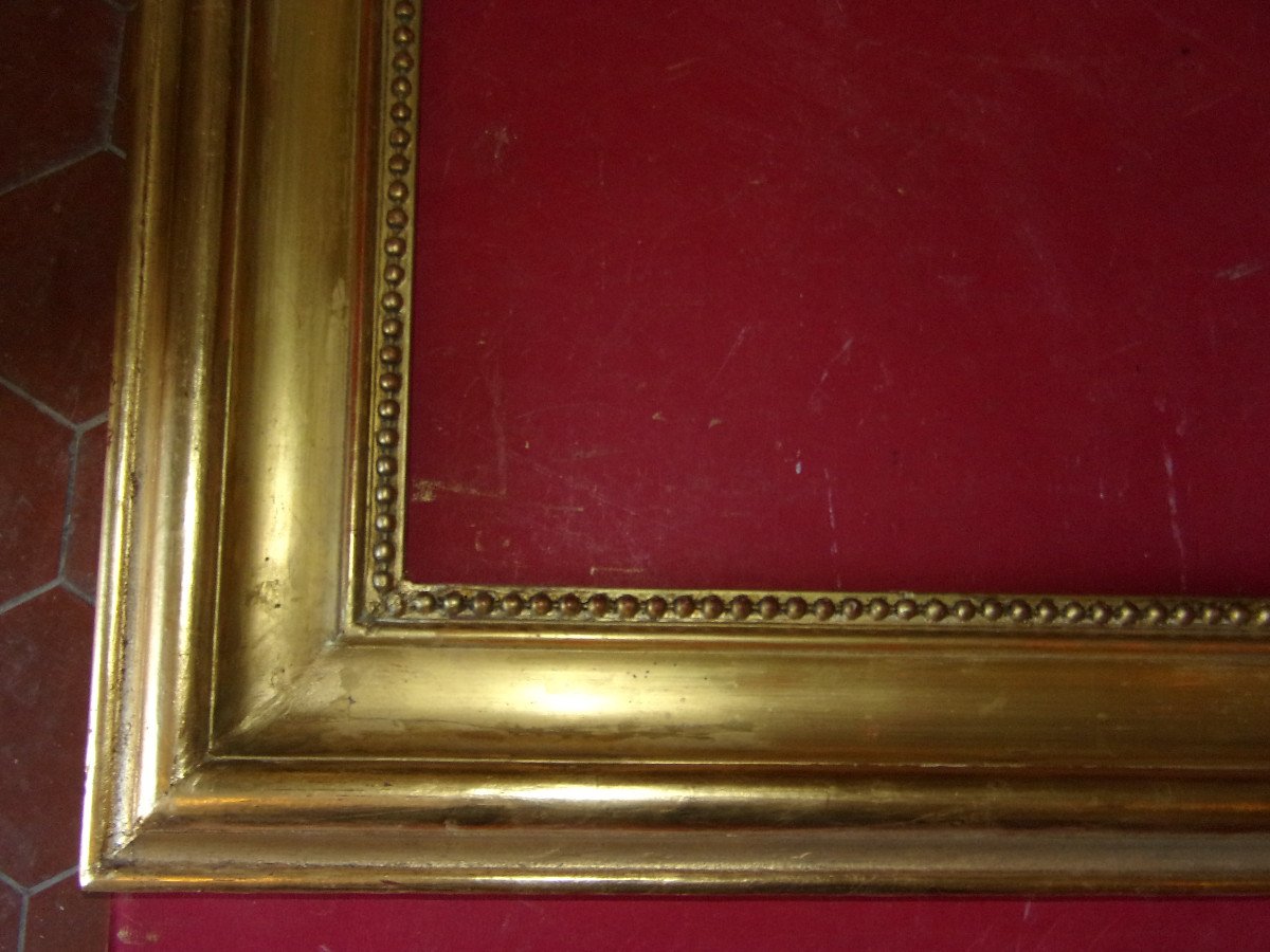 19th Century Frame, In Gilded Wood.-photo-1