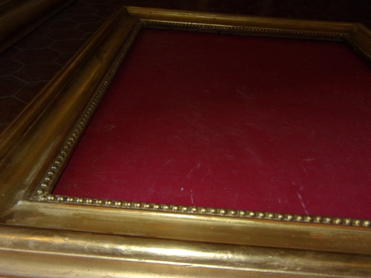 19th Century Frame, In Gilded Wood.-photo-3