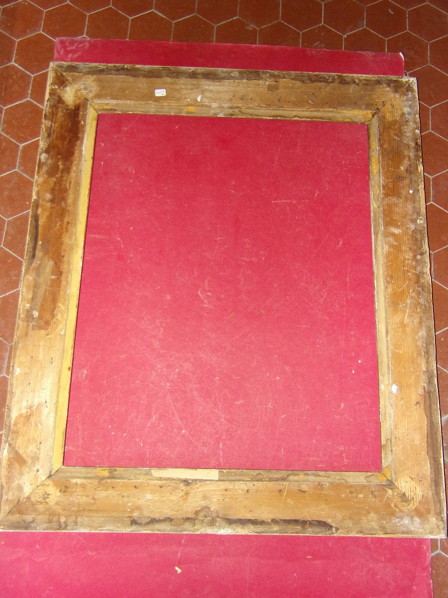 19th Century Frame, In Gilded Wood.-photo-4