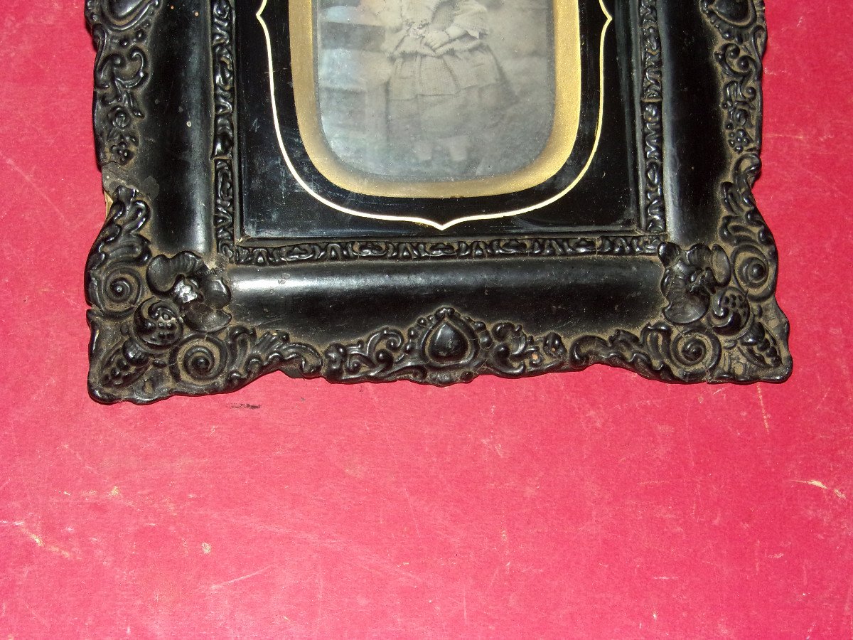 Daguerreotype With Its Frame, 19th Century.-photo-4