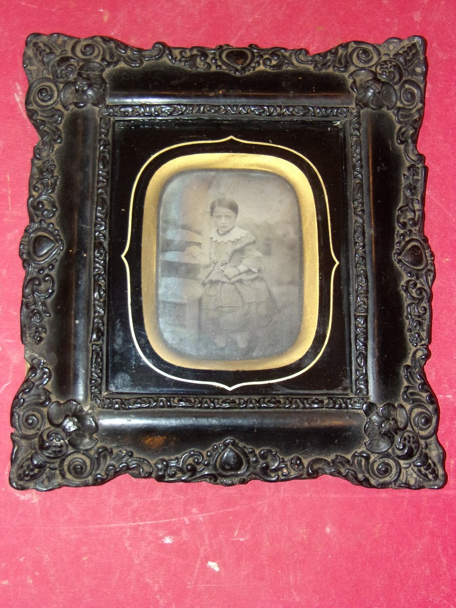 Daguerreotype With Its Frame, 19th Century.