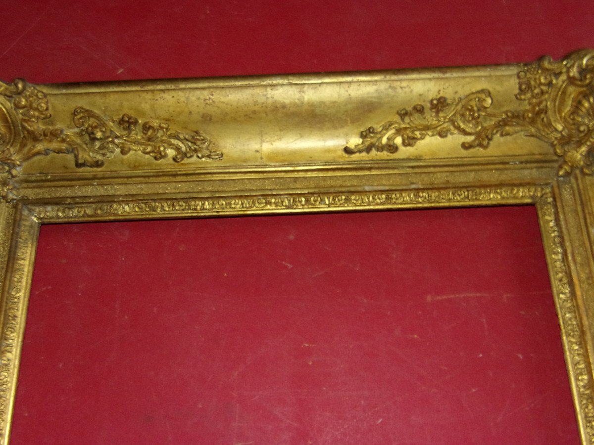 19th Century Frame, In Gilded Wood.-photo-2