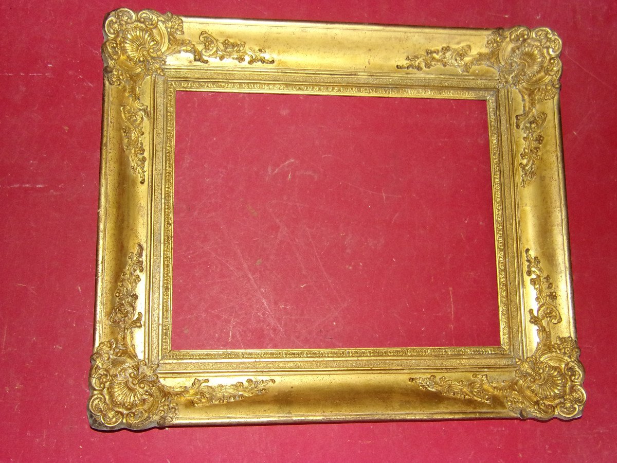 19th Century Frame, In Gilded Wood.