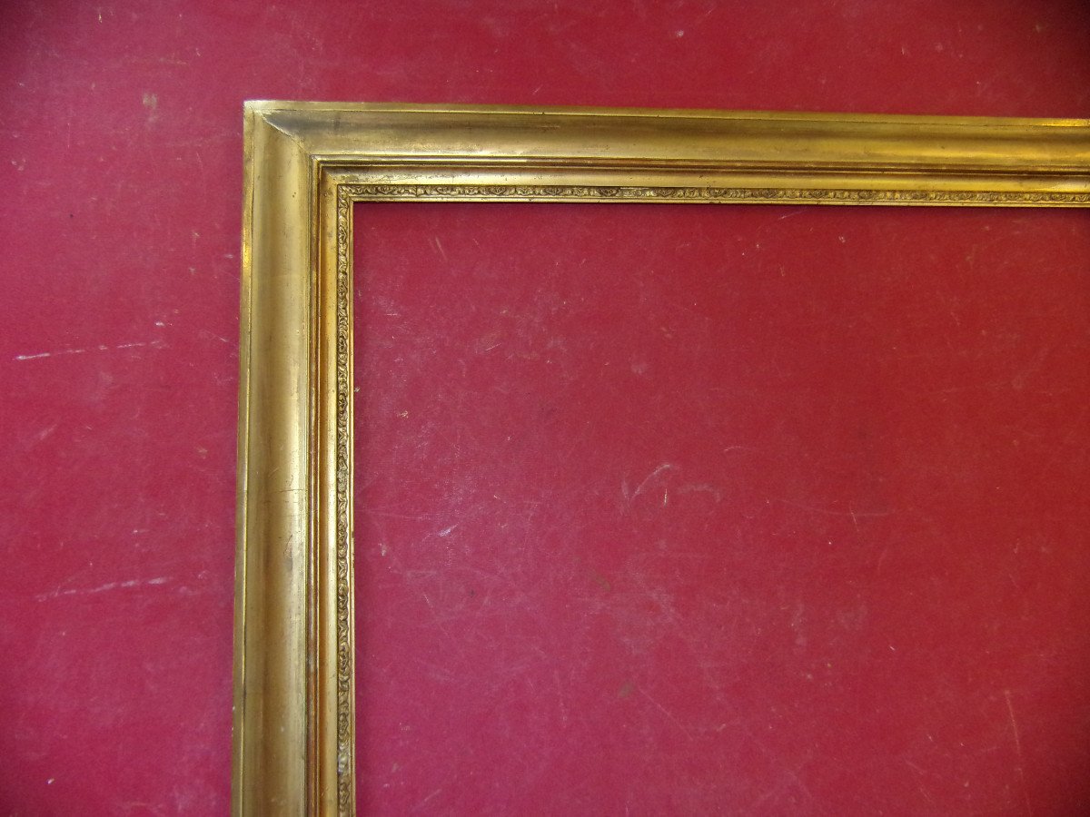 19th Century Frame, In Gilded Wood.-photo-2