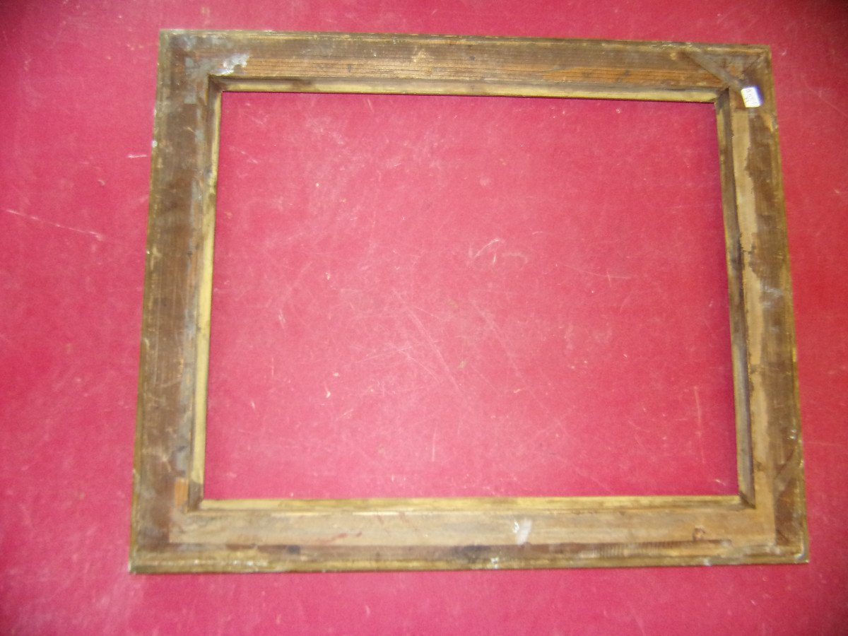 19th Century Frame, In Gilded Wood.-photo-3